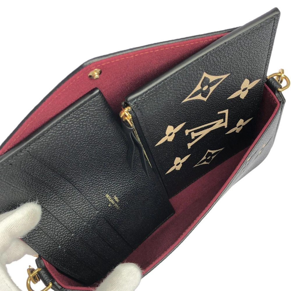 Louis Vuitton Bicolor Monogram Empreinte Pochette Felicie M80482 Shoulder Bag - Picture 8 of 10